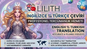 İngilizce ve Türkçe çeviriler yaparım