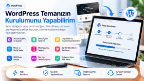 wordpress temanızın kurulumunu yapabilirim