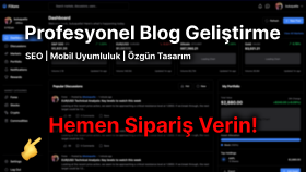 blog sitesi geliştiririm