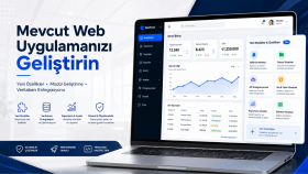 web uygulamanıza yeni özellik ve modüller geliştiririm