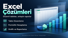 Excel tablolarınızı düzenler, formül ve rapor hazırlarım