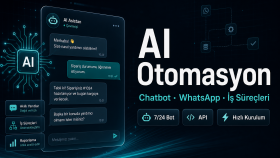 işletmeniz için AI otomasyon ve chatbot sistemi kurarım