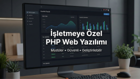 firmalara özel web tabanlı yazılım çözümleri geliştiririm
