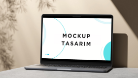 Dizüstü Bilgisayar Mockup Tasarımı