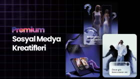 Premium görünümlü post ve reklam tasarımlarınızı yaparım