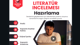 literatür taramasında yardımcı olabilirim