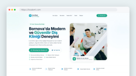 Liva Dent — Diş Kliniği Tanıtım Web Sitesi