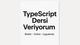 TypeScript'i sıfırdan ileri seviyeye birebir öğretiyorum