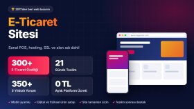 e-ticaret sitesi tasarlıyorum