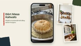 Dört Masa kahvaltı mekânı için dikey reels kurgusu