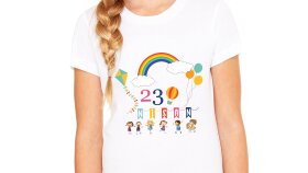 23 Nisan Çocuk Tshirt Tasarımı