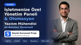 özel yönetim paneli, web uygulaması ve otomasyon kurarım