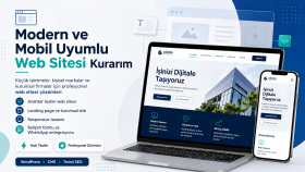anahtar teslim modern web sitesi kurarım