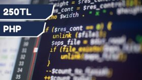 Php ile ilgili tüm sorunlarınızı çözebilirim