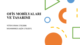 Ofis Mobilyaları-Örnek Sunum 