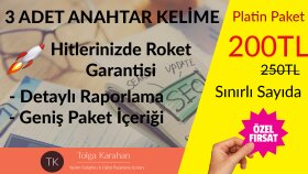 Platin Paket SEO Çalışması