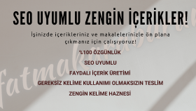 SEO uyumlu olarak zengin kelime hazneli makaleler yazarım