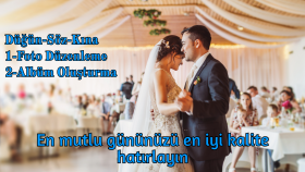 düğün ve özel günlere ait fotoğraflarınızı düzenlerim
