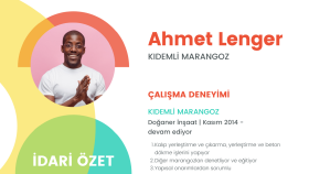 sizi en iyi şekilde yansıtacak CV hazırlayabilirim