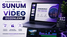 sunum hazırlarım ve video düzenleme yaparım