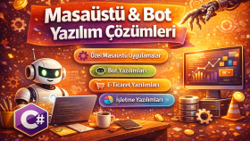 özel ihtiyaçlara göre yazılım sistemleri geliştiriyorum