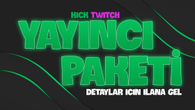 Kick, Twitch ve Youtube için tasarımlarınız yapabilirim