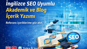 İngilizce SEO Uyumlu Akademik ve Blog İçerik Yazımı