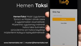 HemenTaksi Mobil Uygulaması için Tasarım