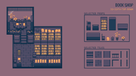 32x32 Top-Down Pixel Art İç Mekan Tileset & Obje Paketleri