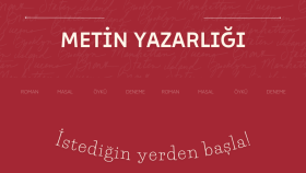metin yazarlığı yaparım