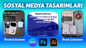 sosyal medya gönderi ve reklamlarınızı tasarlayabilirim