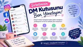 şirketinizin sosyal medya DM kısmını yönetebilirim