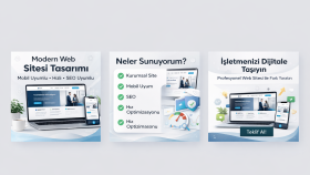 işletmenize müşteri kazandıran modern web sitesi yaparım