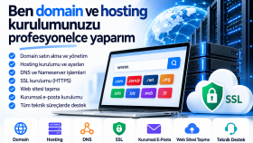 domain ve hosting kurulumunuzu profesyonelce yaparım