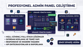 web sitelerinize isteğinize göre admin panel yapabilirim