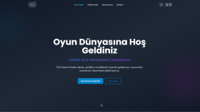 Eyaga Game Studio - Modern Oyun Stüdyosu Web Sitesi