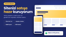 Ticimax sitenizi satışa hazır şekilde kurabilirim