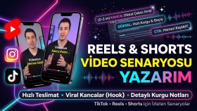 Reels ve Shorts için etkili video senaryoları yazarım