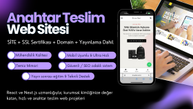 istediğiniz web sitesini anahtar teslim yaparım