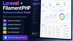 işletmenize özel laravel tabanlı yönetim paneli geliştiririm
