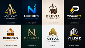 Marka Özel Bazı Logo Tasarımlarımız