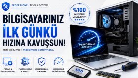 bilgisayar ve laptop tamiri teknik destek veririm
