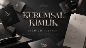 markanıza değer katacak kurumsal kimlik tasarımları yaparım