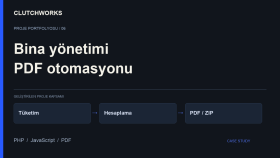 Bina Yönetimi | Tüketim ve PDF Otomasyonu