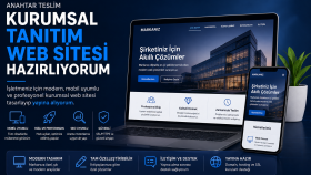 anahtar teslim kurumsal tanıtım web sitesi hazırlayabilirim