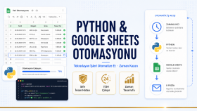 python ile google sheets otomasyonu ve rapor yaparım