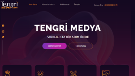 Tengri Medya İçin Web Sitesi Hazırladık