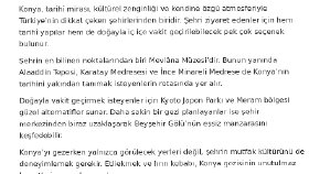 SEO Uyumlu Blog Yazısı – Konya’da Gezilecek 10 Yer