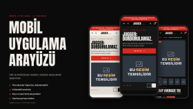 mobil uygulamanız için modern arayüz tasarımı yaparım