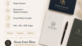  profesyonel logo tasarımı yaparım